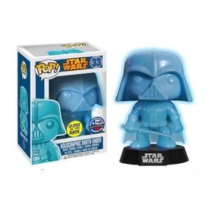 Funko - Figurine Star Wars Darth Vader Pop Holographic Glow in the Dark